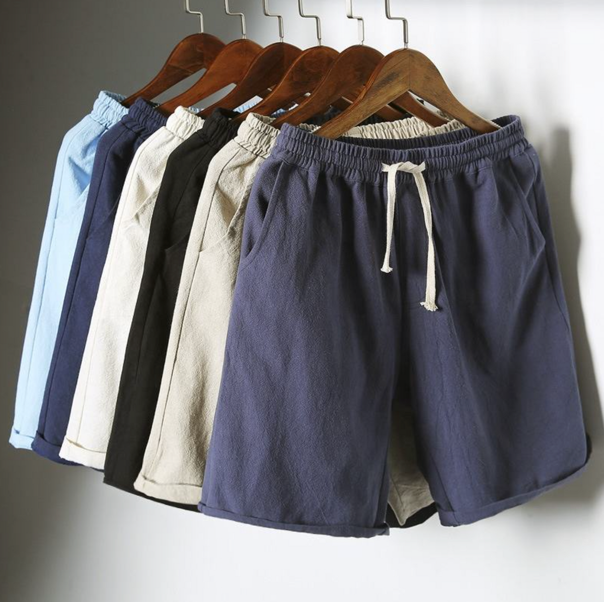 Men’s Linen Beach Shorts