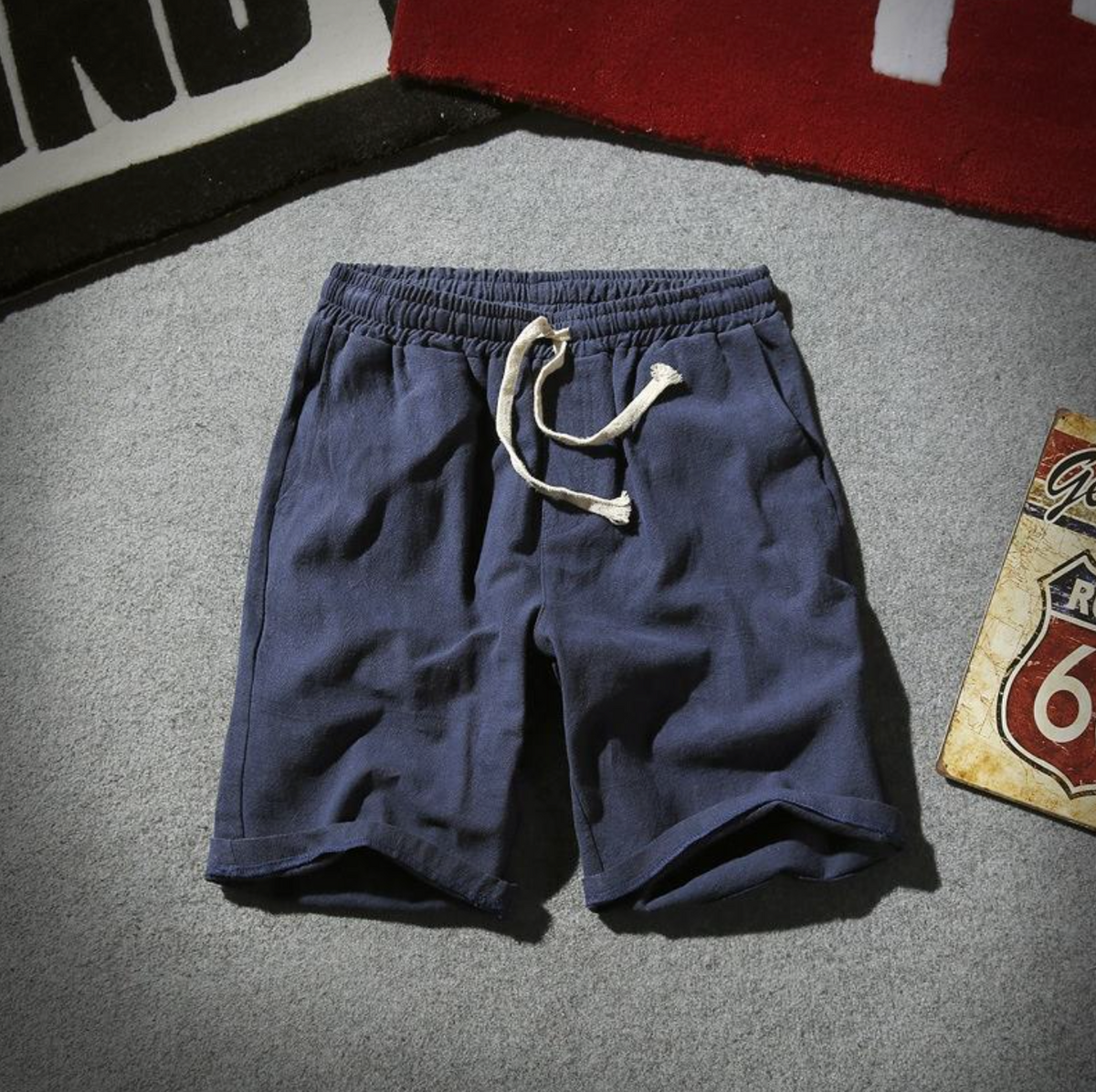 Men’s Linen Beach Shorts