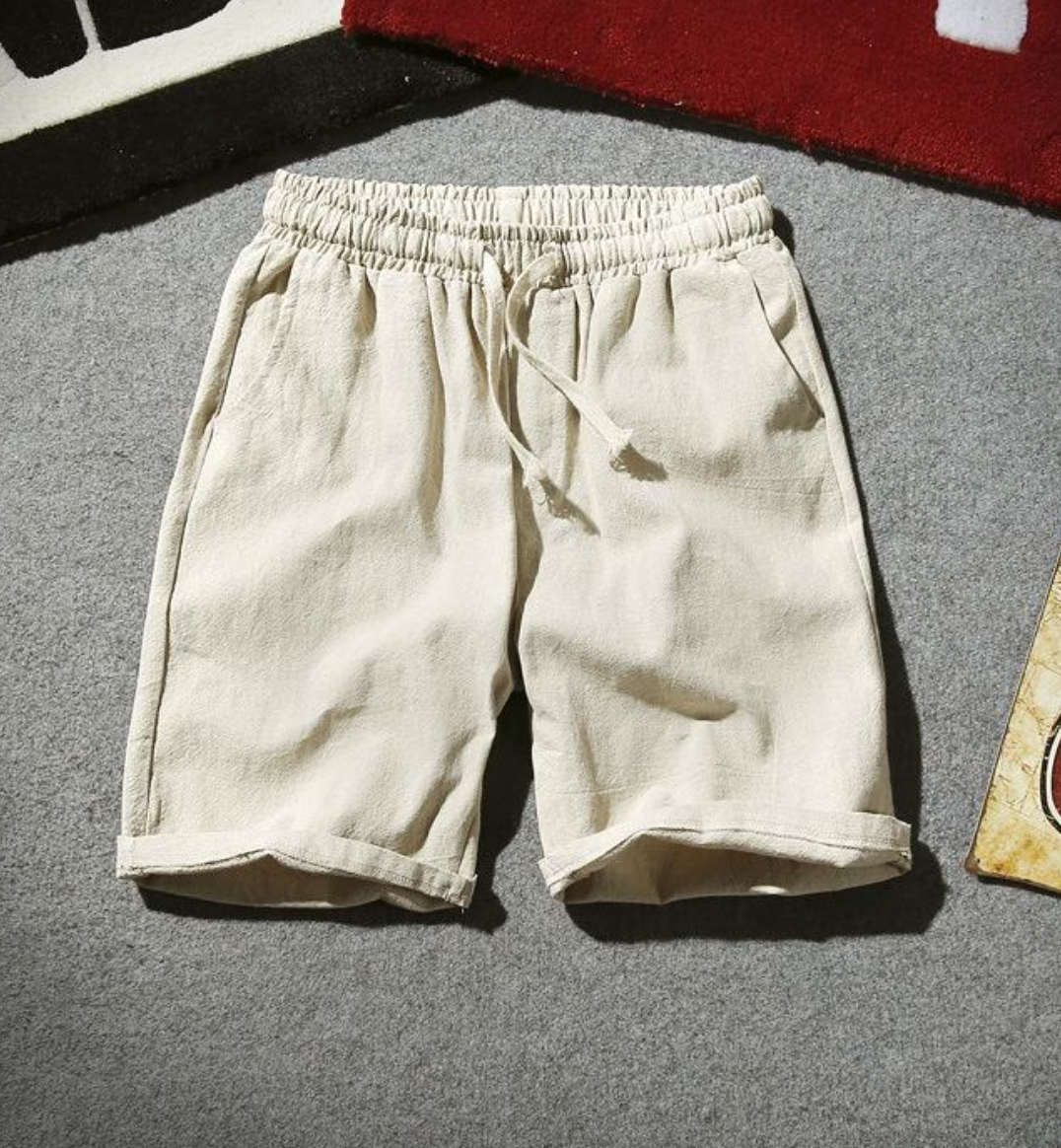 Men’s Linen Beach Shorts