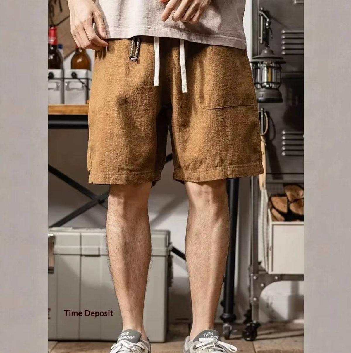 Men’s Japanese-Style Cotton Trousers
